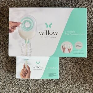 Willow 360 Milk Containers with Flextubes